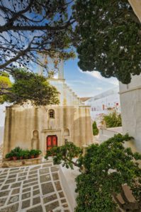 Unserer Hotel auf der Insel Serifos 