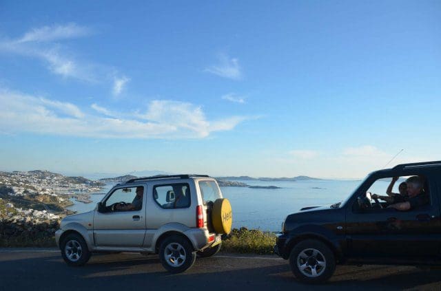 Mietwagen beim Inselhüpfen Ausflug Jeep Safari