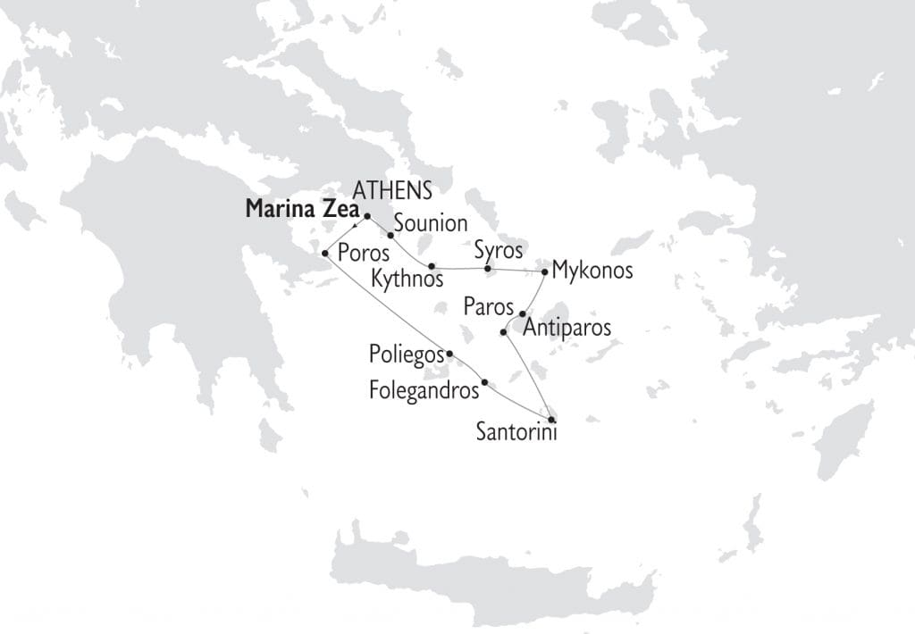 Kreuzfahrt Juwelen der Kykladen in Griecheland