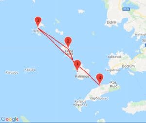 (Hin- & Rückflug Kos ✈, Dazwischen Kalymnos, Patmos und/oder Leros Obere Dodekanes