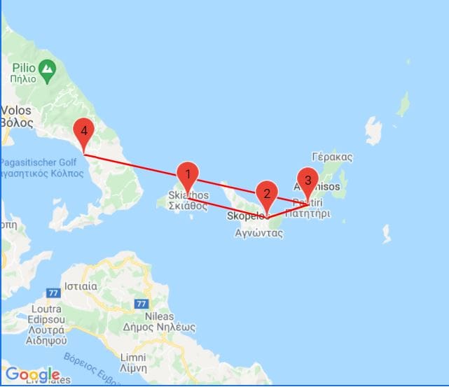 Nur noch die Hotels Ihrer Wahl bestimmen Inselhopping auf den Sporaden