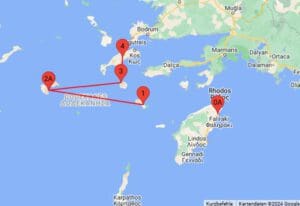 Hin- & Rückflug Kos ✈, Dazwischen Astypalea und Kalymnos