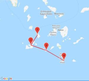 Hin & Rück Santorini ✈, danach Folegandros, Milos, Sifnos Zwischen Athen und Santorini